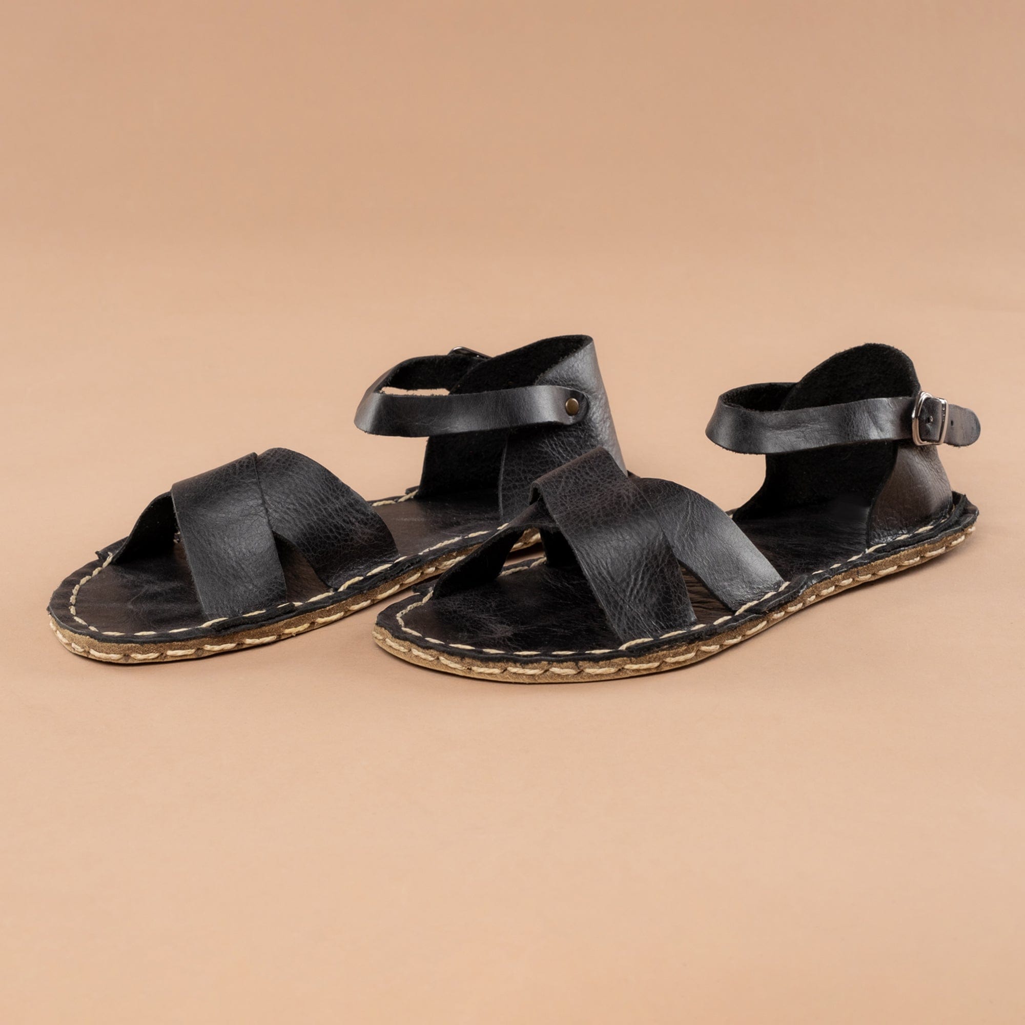 Fermo Brown Back Strap Sandals – bugatti Shoes India