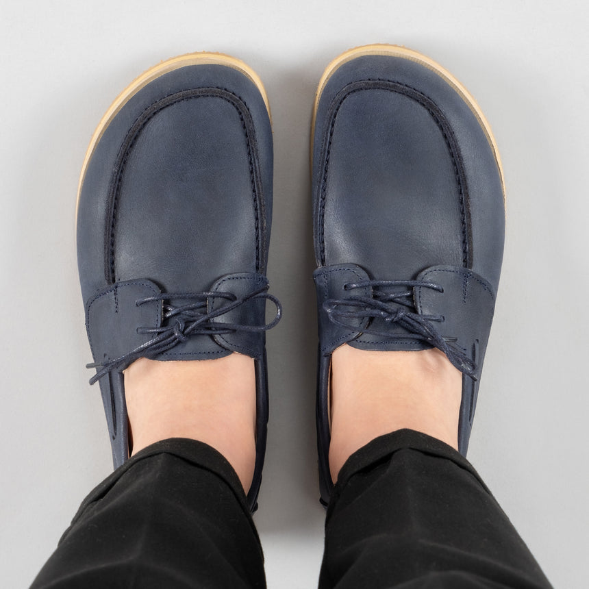 Blaue Boat Shoes für Herren