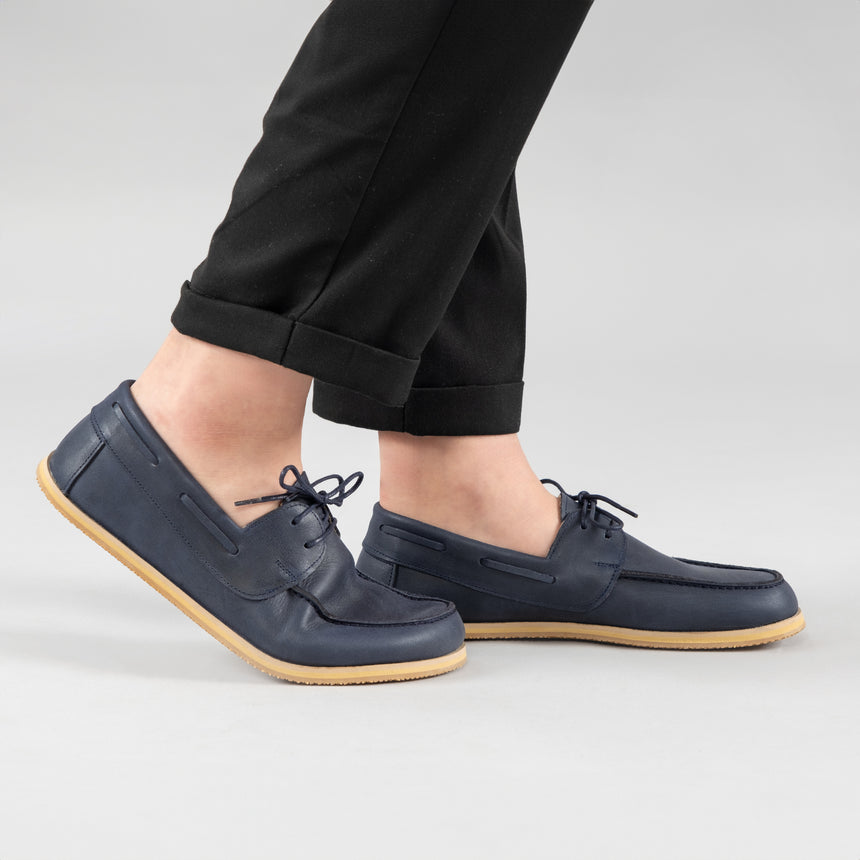 Blaue Boat Shoes für Herren