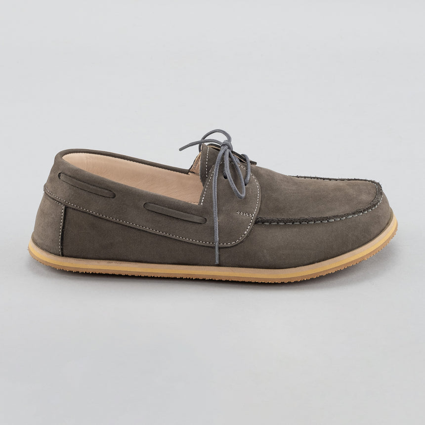 Graue Boat Shoes für Herren