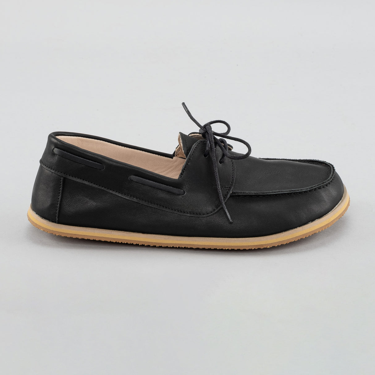 Men's Black Boat Shoes