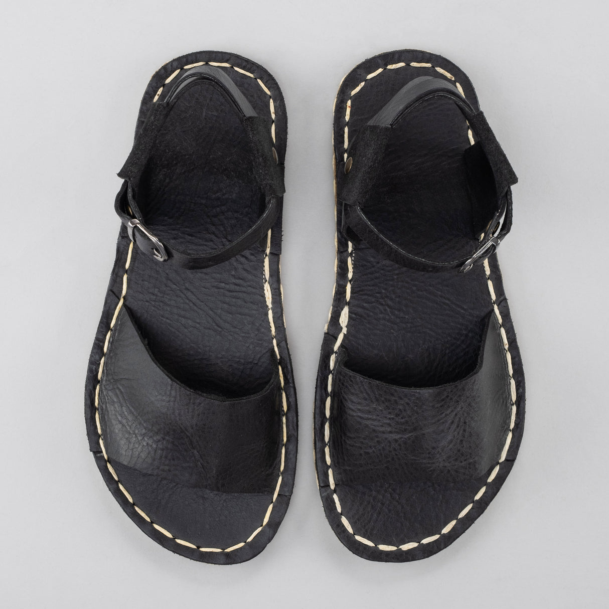 Siyah Burnu Açık Barefoot Sandalet