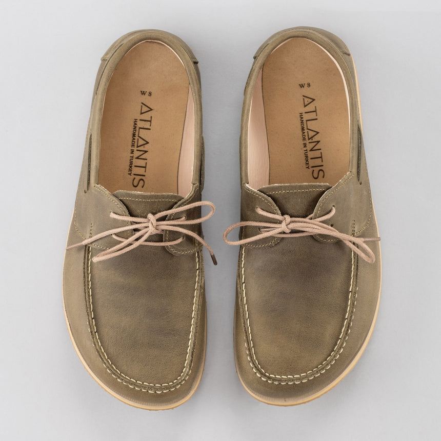 Grüne Boat Shoes für Herren