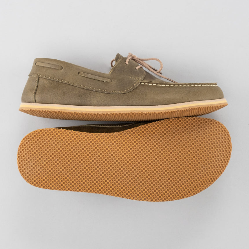 Grüne Boat Shoes für Herren