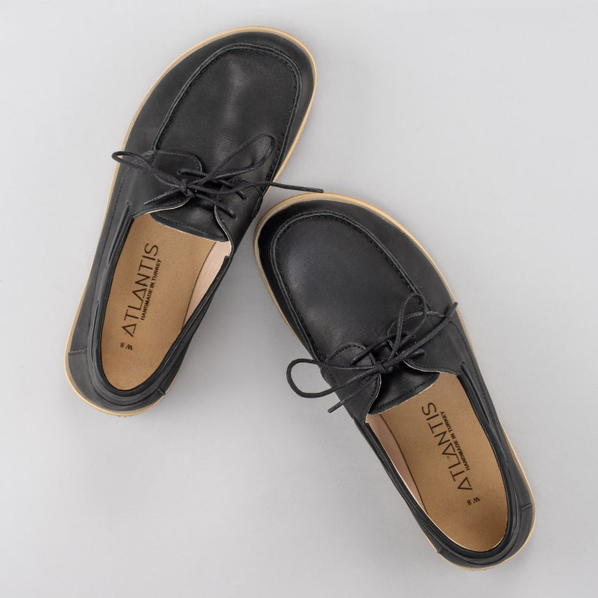 Men's Black Boat Shoes