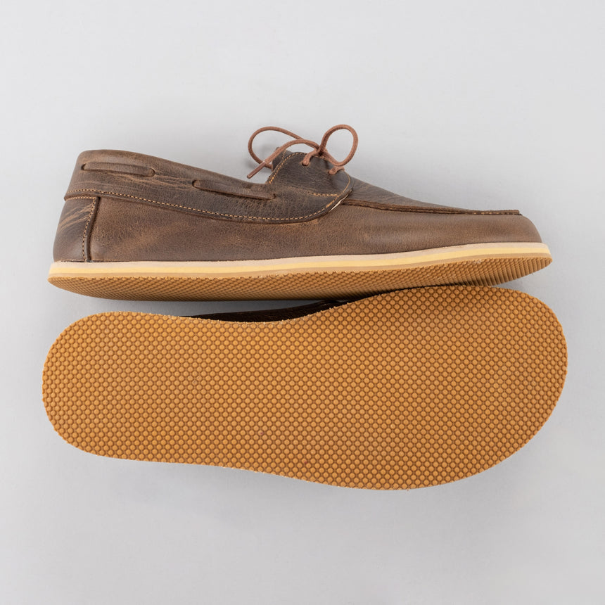 Kaffeefarbene Boat Shoes für Herren