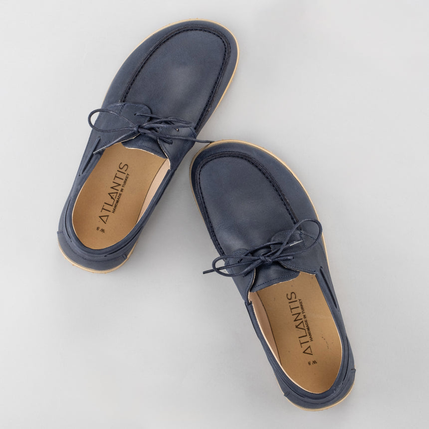 Blaue Boat Shoes für Herren