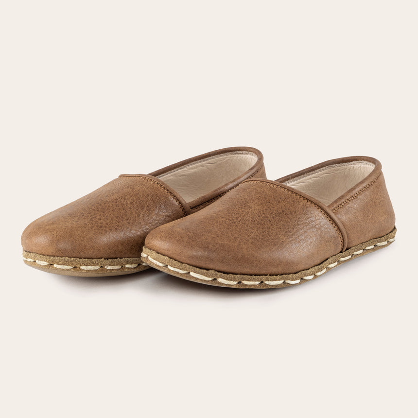 Kid's Zaragoza Barefoot Loafers - Atlantis Handmade Shoes - 