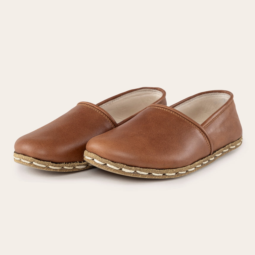 Kid's Lion Barefoot Loafers - Atlantis Handmade Shoes - 