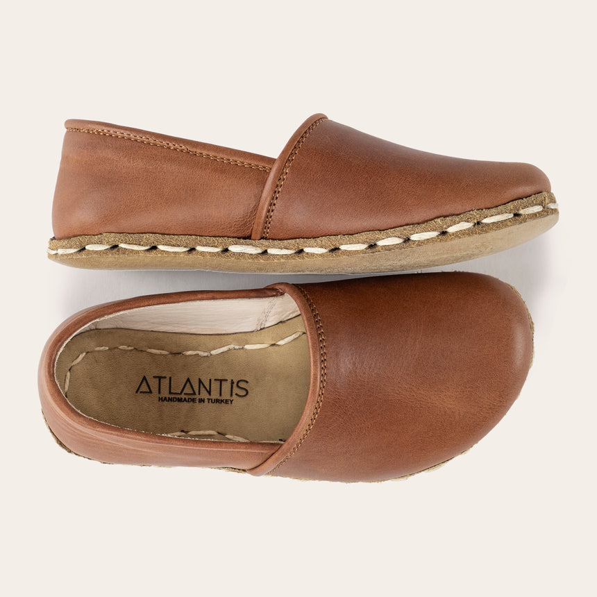 Kid's Lion Barefoot Loafers - Atlantis Handmade Shoes - 