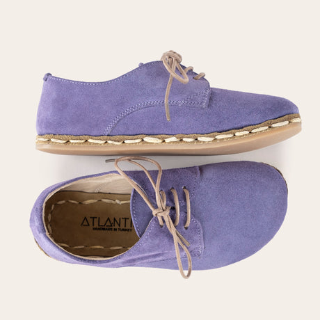 Kid's Lavender Barefoot Oxfords