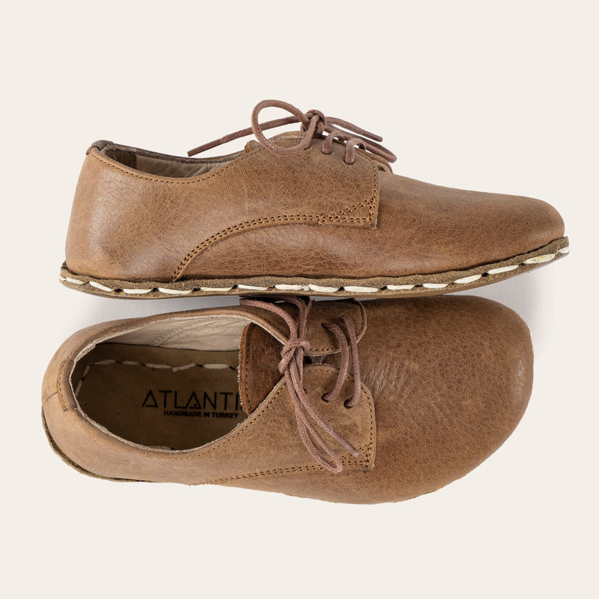 Kid's Zaragoza Barefoot Oxfords - Atlantis Handmade Shoes - 