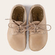 Kid's Tan Barefoot Oxfords - Atlantis Handmade Shoes - 