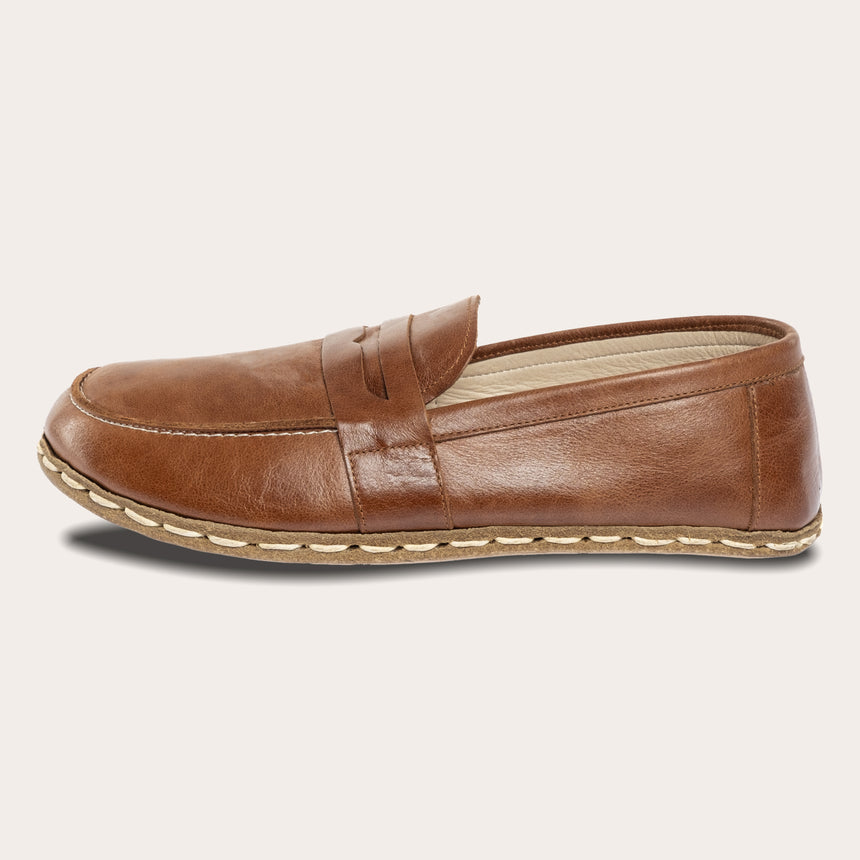 Women's Brown Penny Loafers