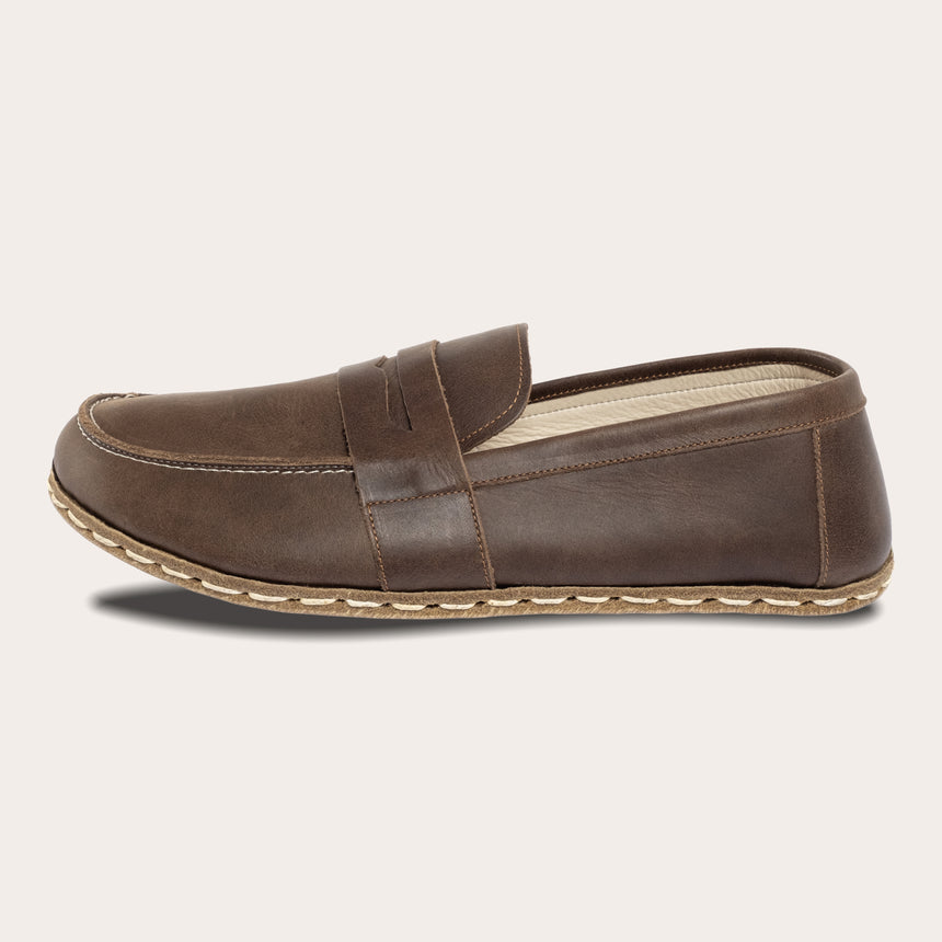 Women's Coffee Penny Loafers