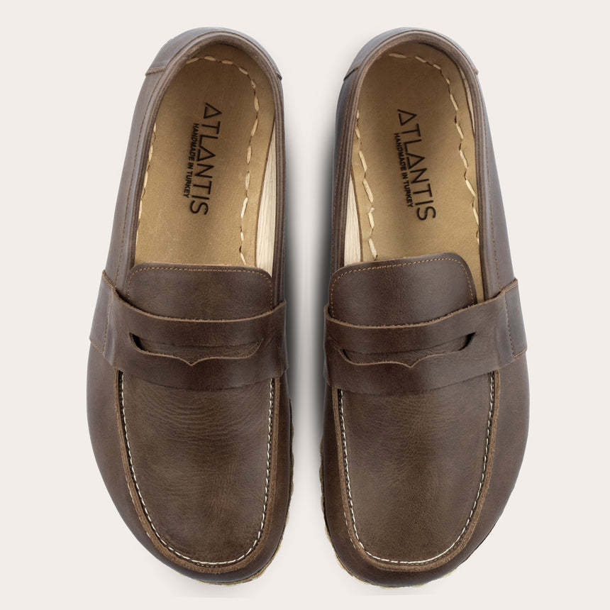 Women's Coffee Penny Loafers