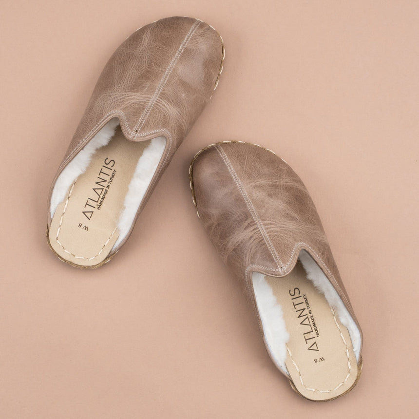 Women's Tan Barefoot Shearlings