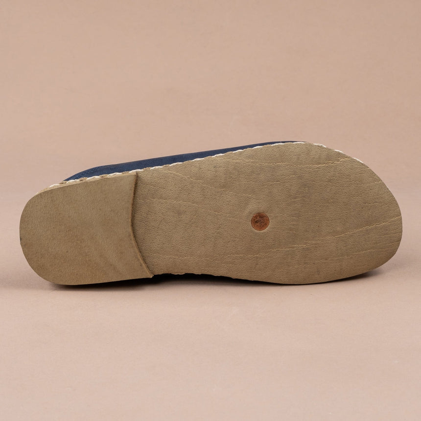 Men's Blue Barefoot Slippers