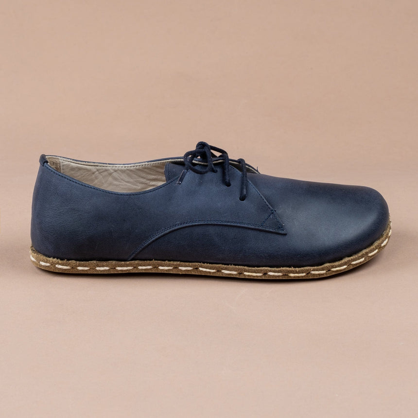 Blaue Oxford-Schuhe für Herren