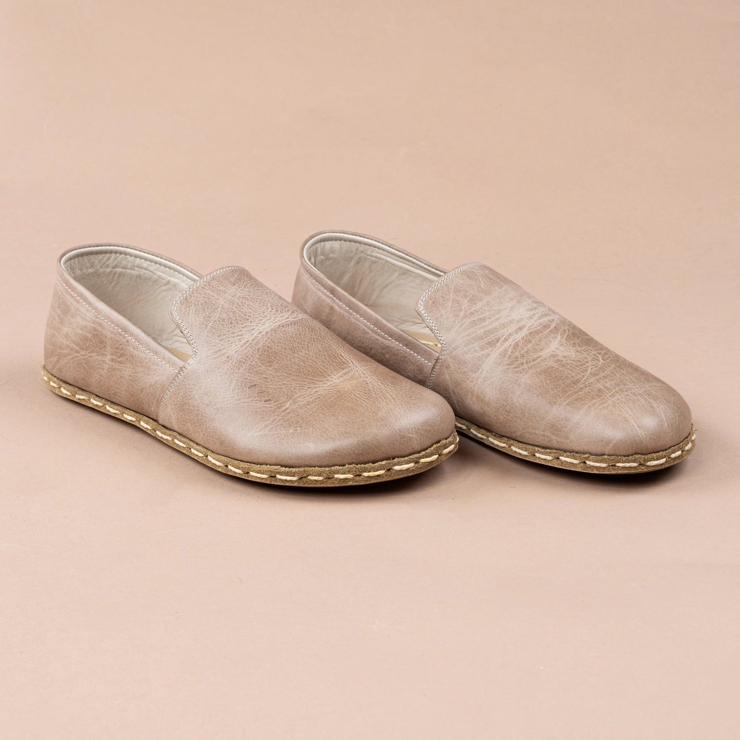 Women's Tan Minimalists - Turkish Barefoot Shoes – Atlantis Handmade Shoes