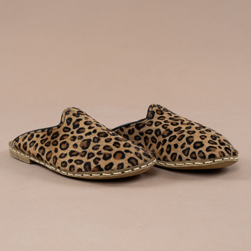 Kadın Leopard Barefoot Terlik