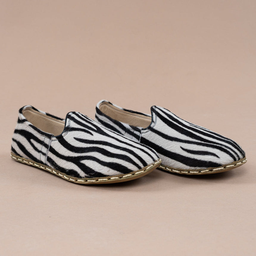 Zebra-Barfußschuhe für Herren