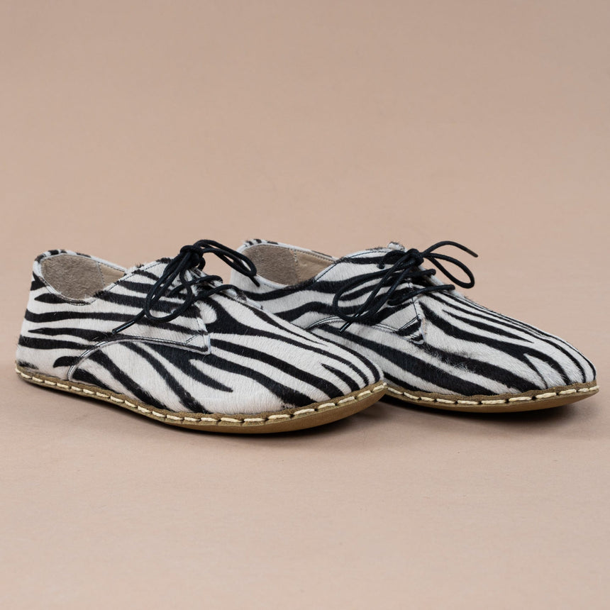 Women's Zebra Oxfords