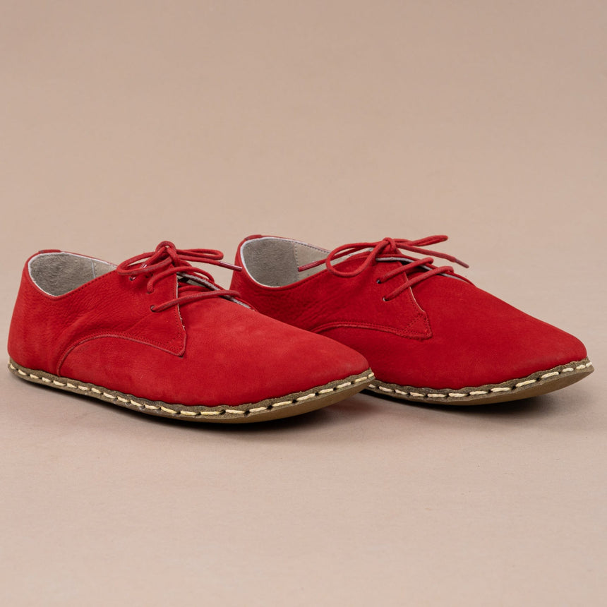 Rote Oxfords für Damen