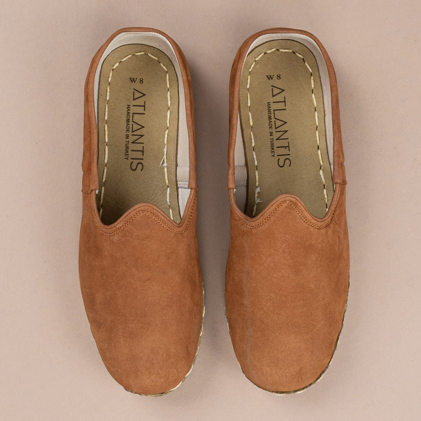 Women's Safari Leather Slip On Shoes