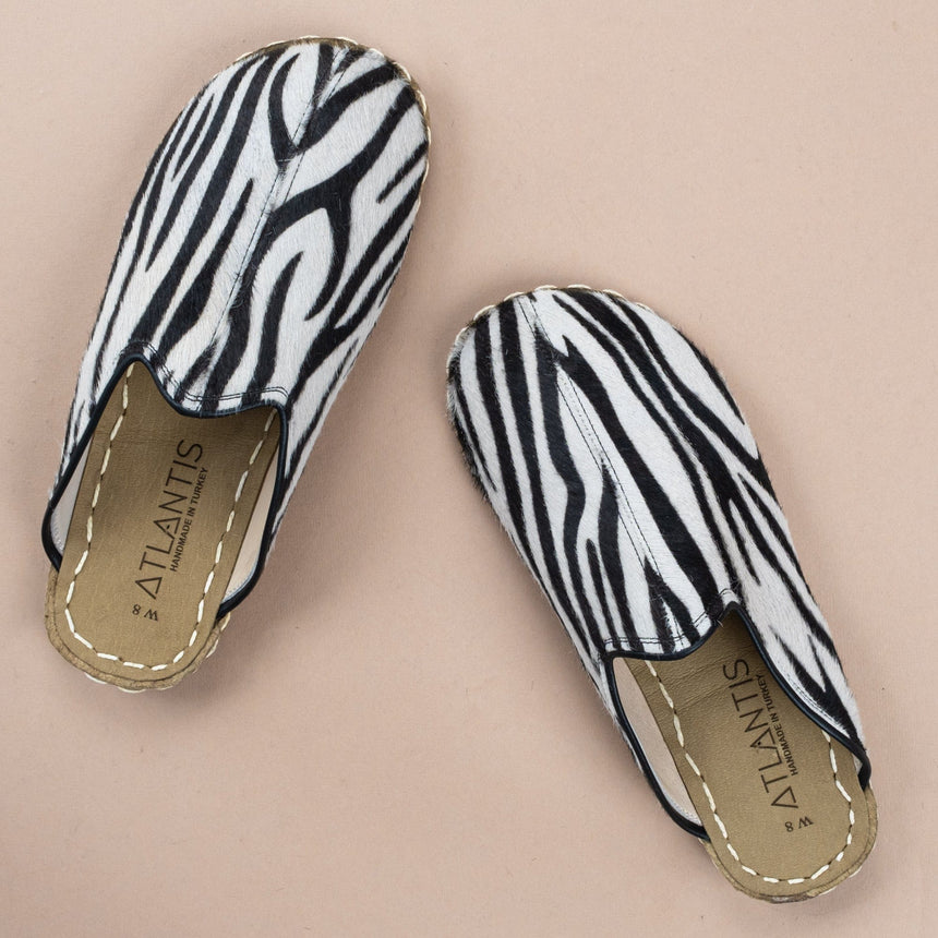 Kadın Zebra Barefoot Terlik