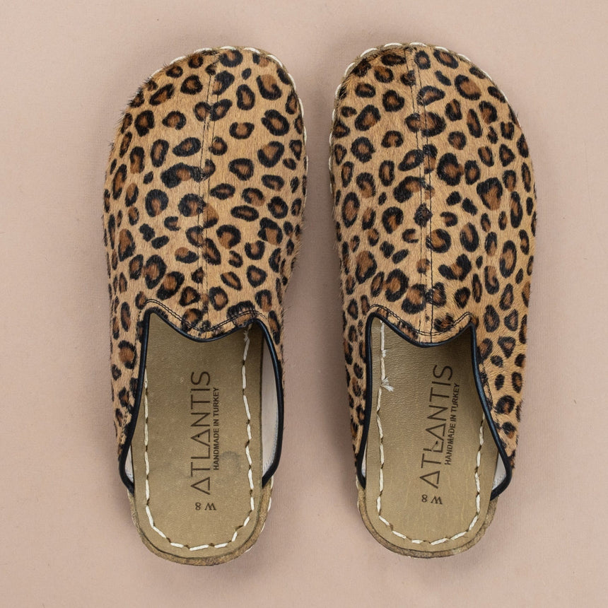 Kadın Leopard Barefoot Terlik