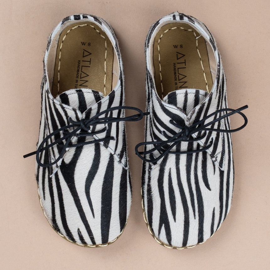 Zebra-Oxfords für Damen