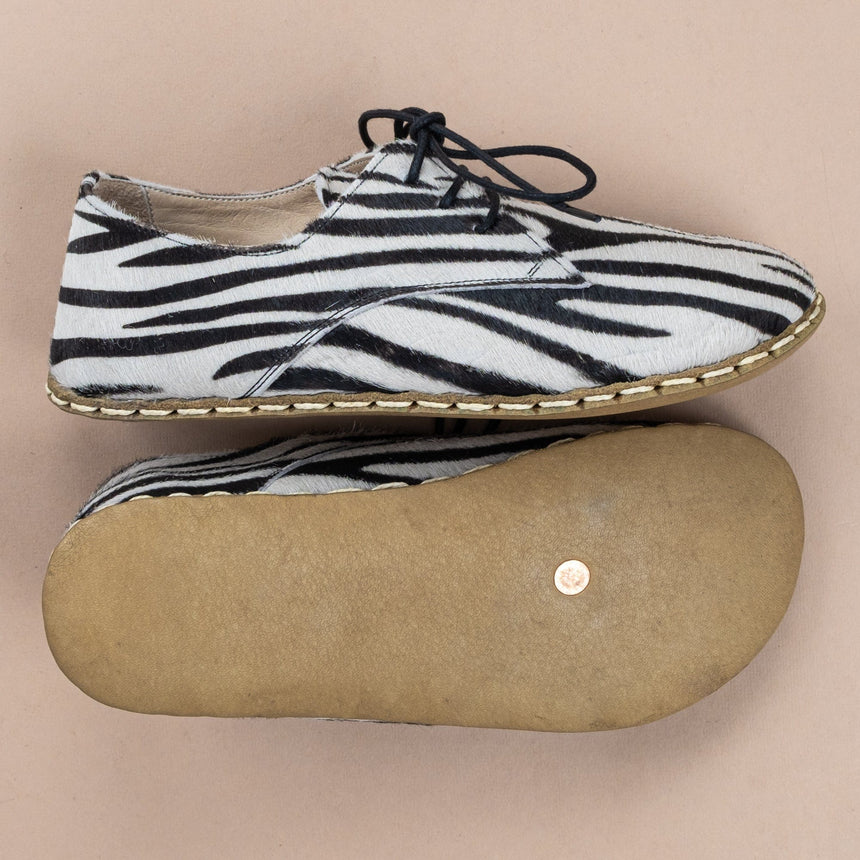 Zebra-Oxfords für Damen