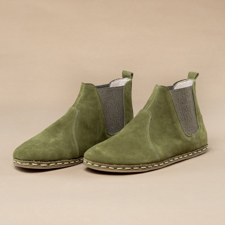 Erkek Olive Barefoot Chelsea Bot