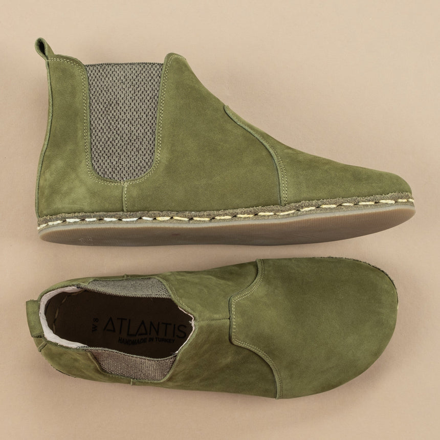 Erkek Olive Barefoot Chelsea Bot