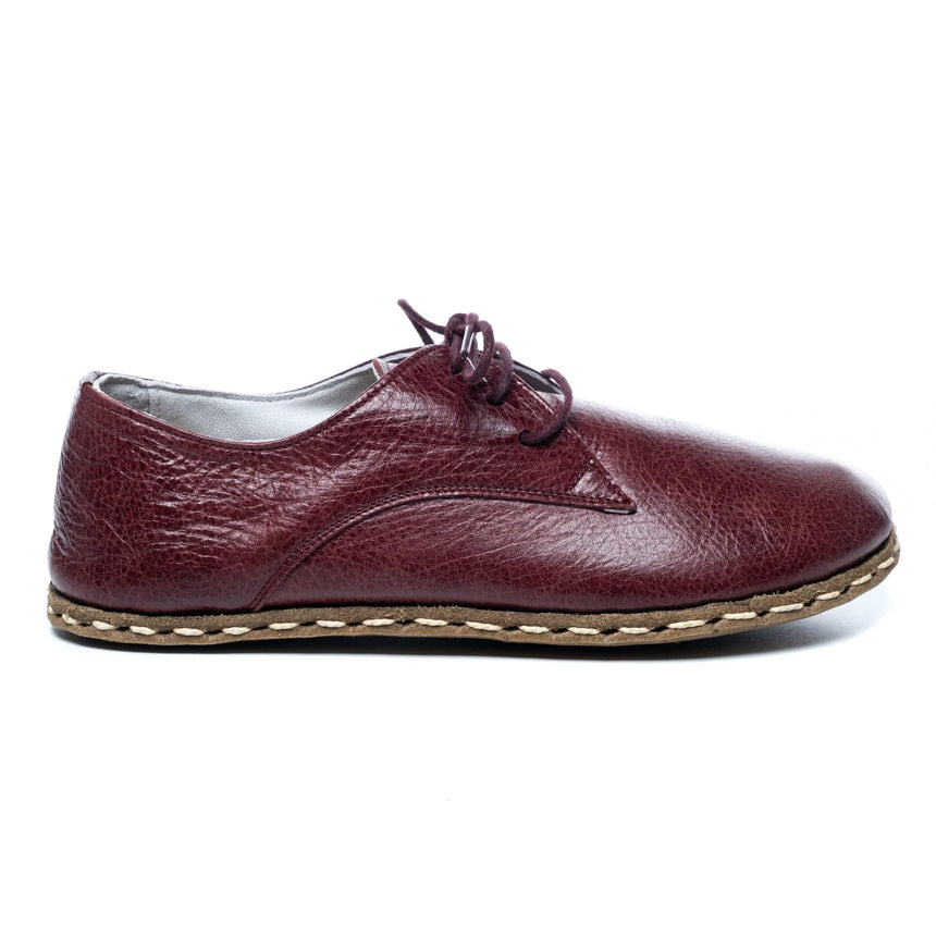 Men's Leather Bordeaux Oxfords