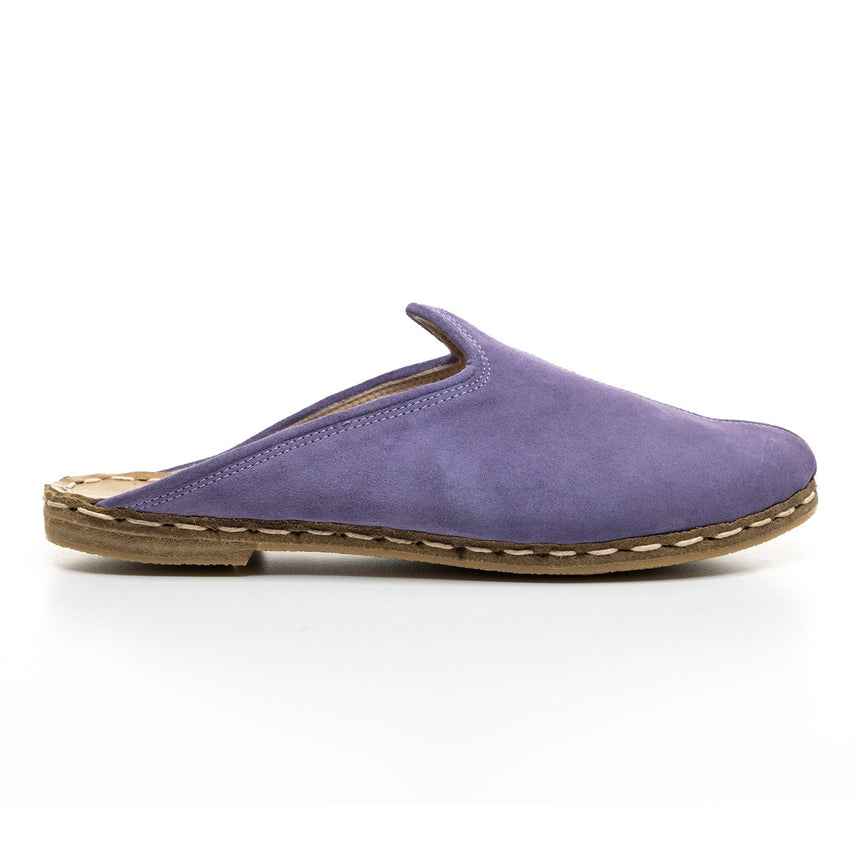 Lavender Slippers - Turkish Slippers for Women & Men : Atlantis Handmade Shoes