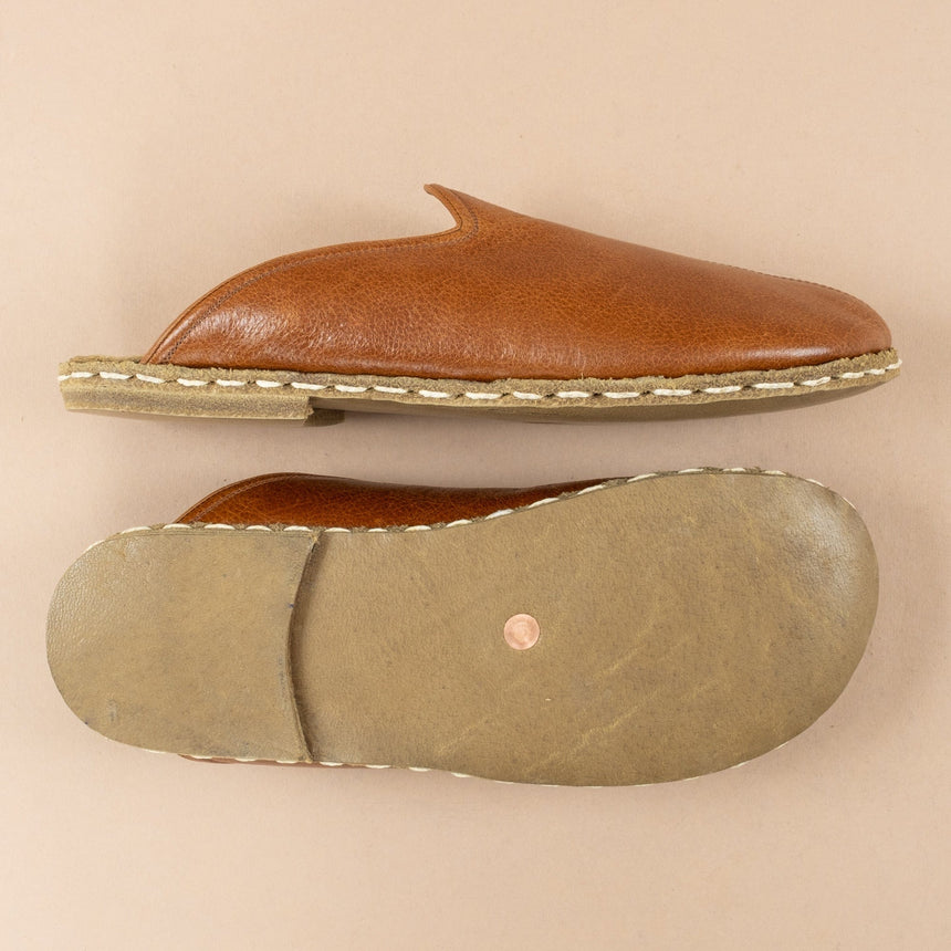 Women's Brown Barefoot Slippers