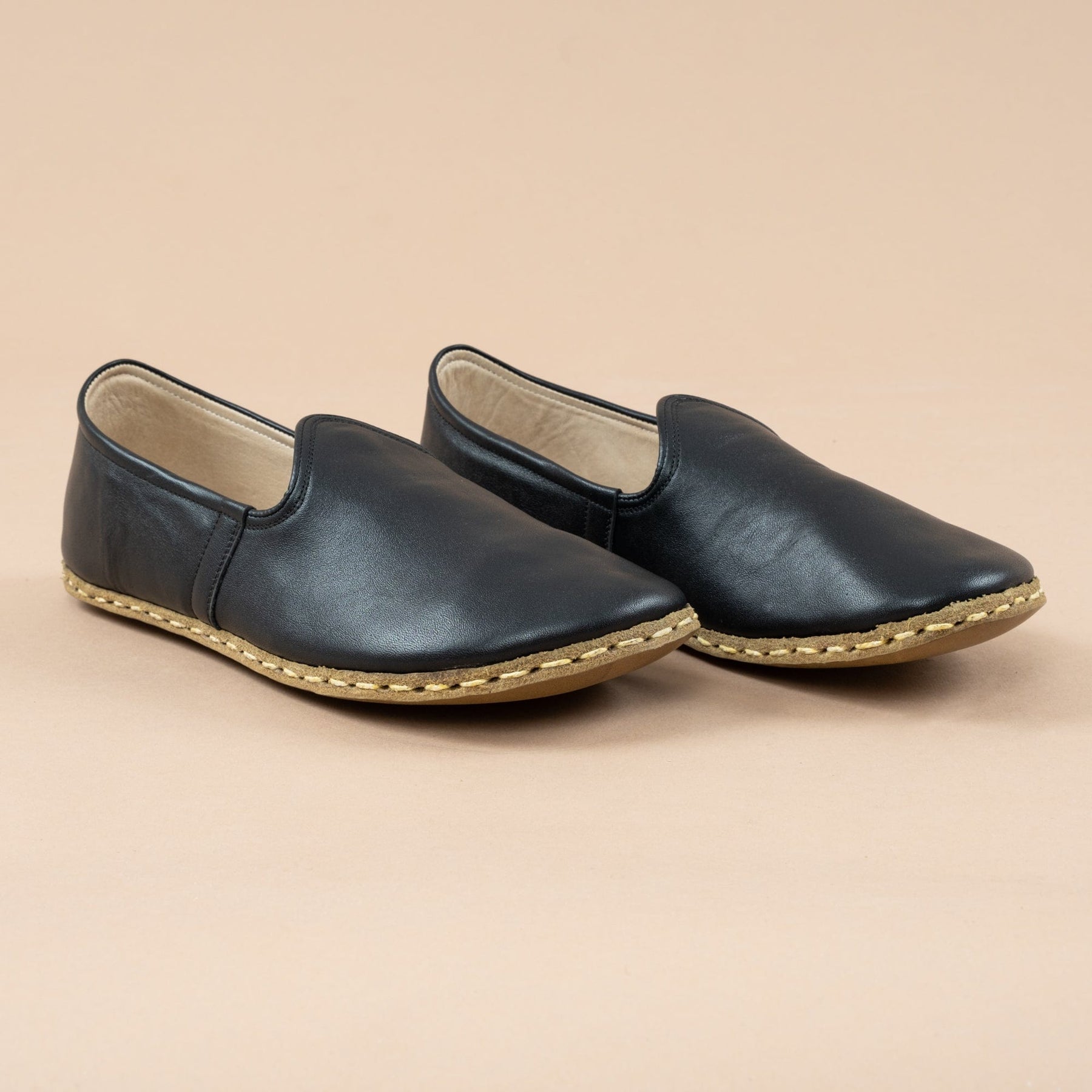 Women's Black Barefoot Shoes - Turkish Wider Shoes for Women – Atlantis ...