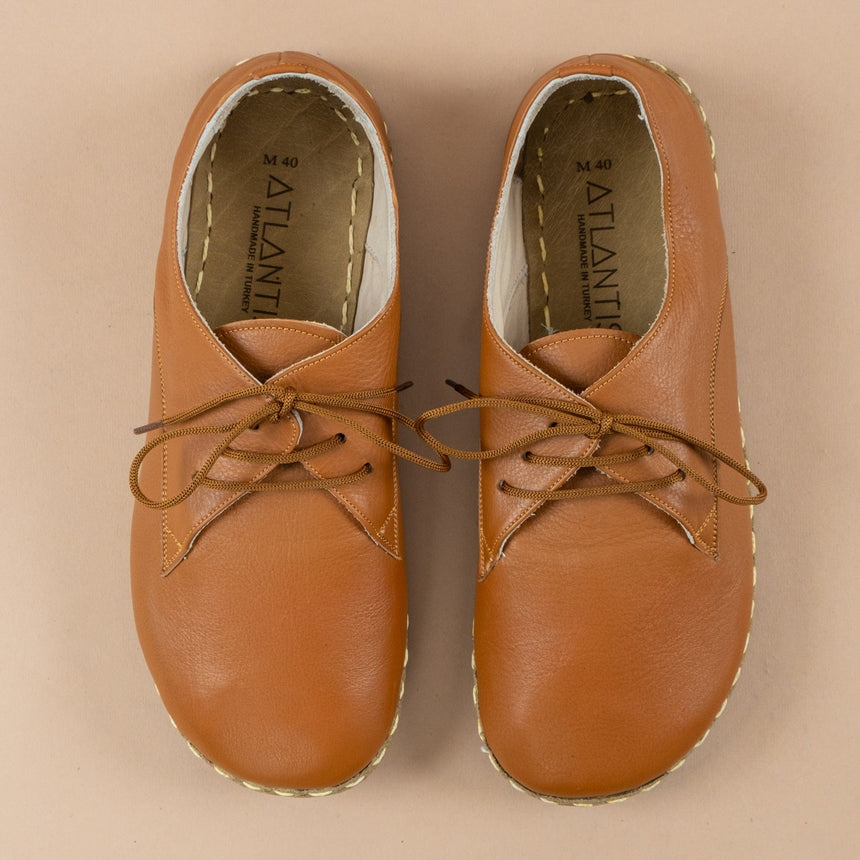 Women's Cocoa Leather Oxfords