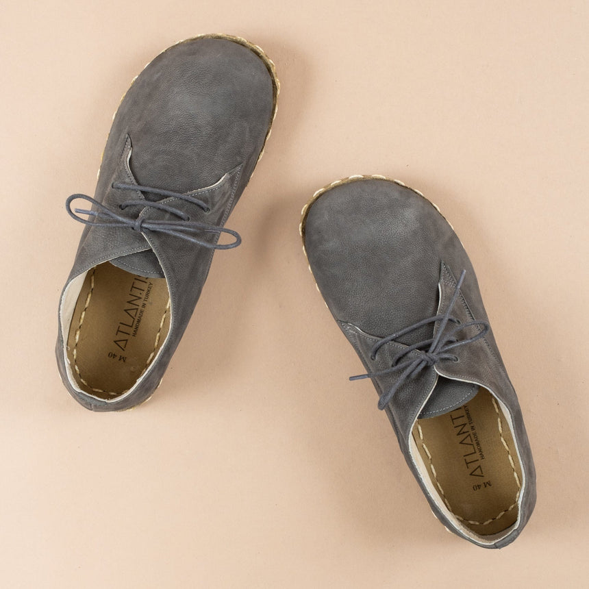 Women's Gray Oxfords