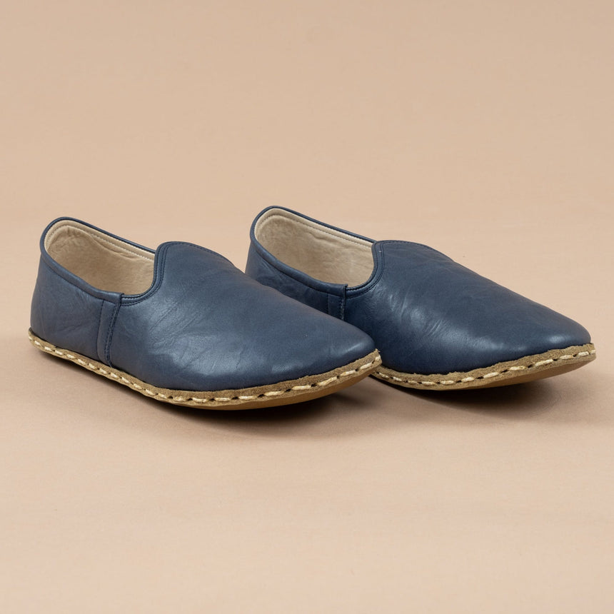 Marineblaue Barfußschuhe für Damen