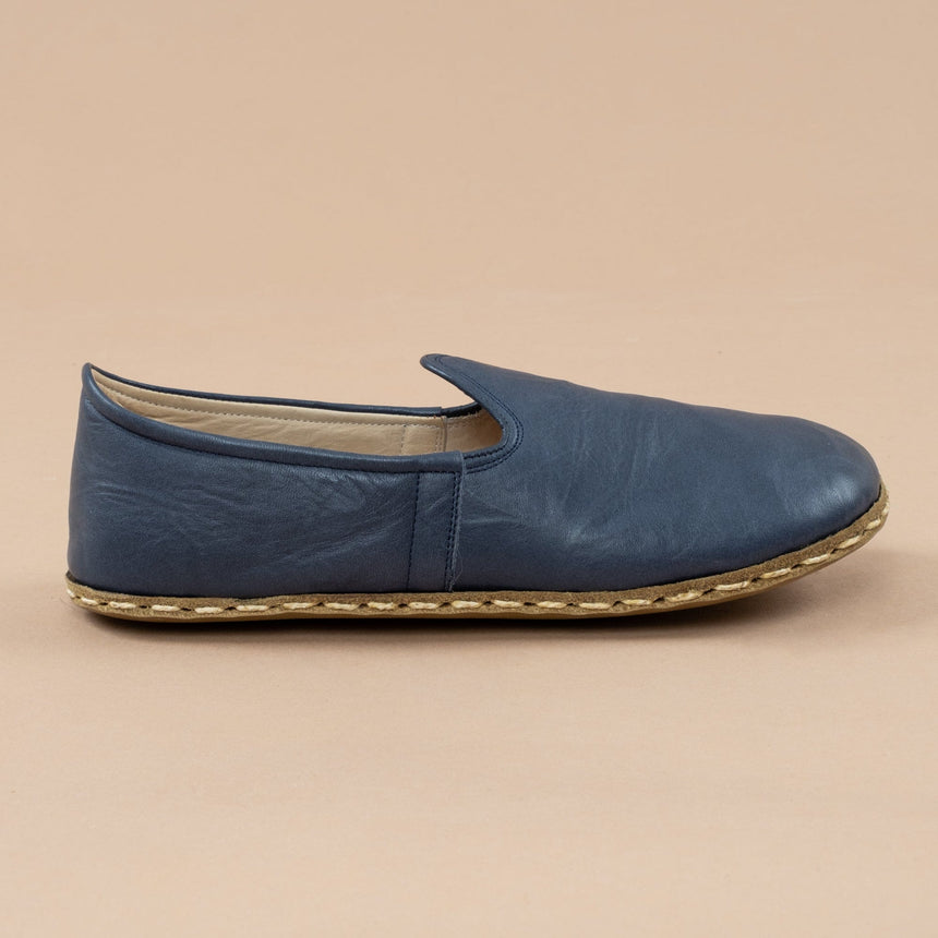 Marineblaue Barfußschuhe für Damen