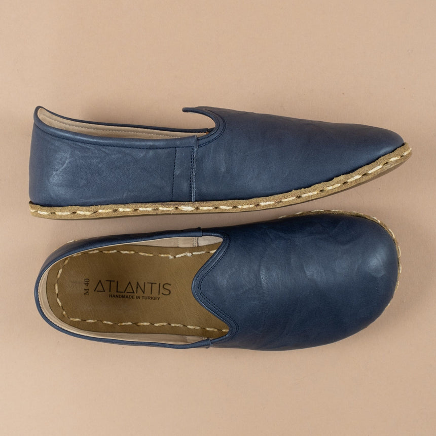 Marineblaue Barfußschuhe für Damen