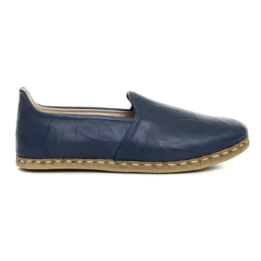 Women's Navy Slip On Shoes