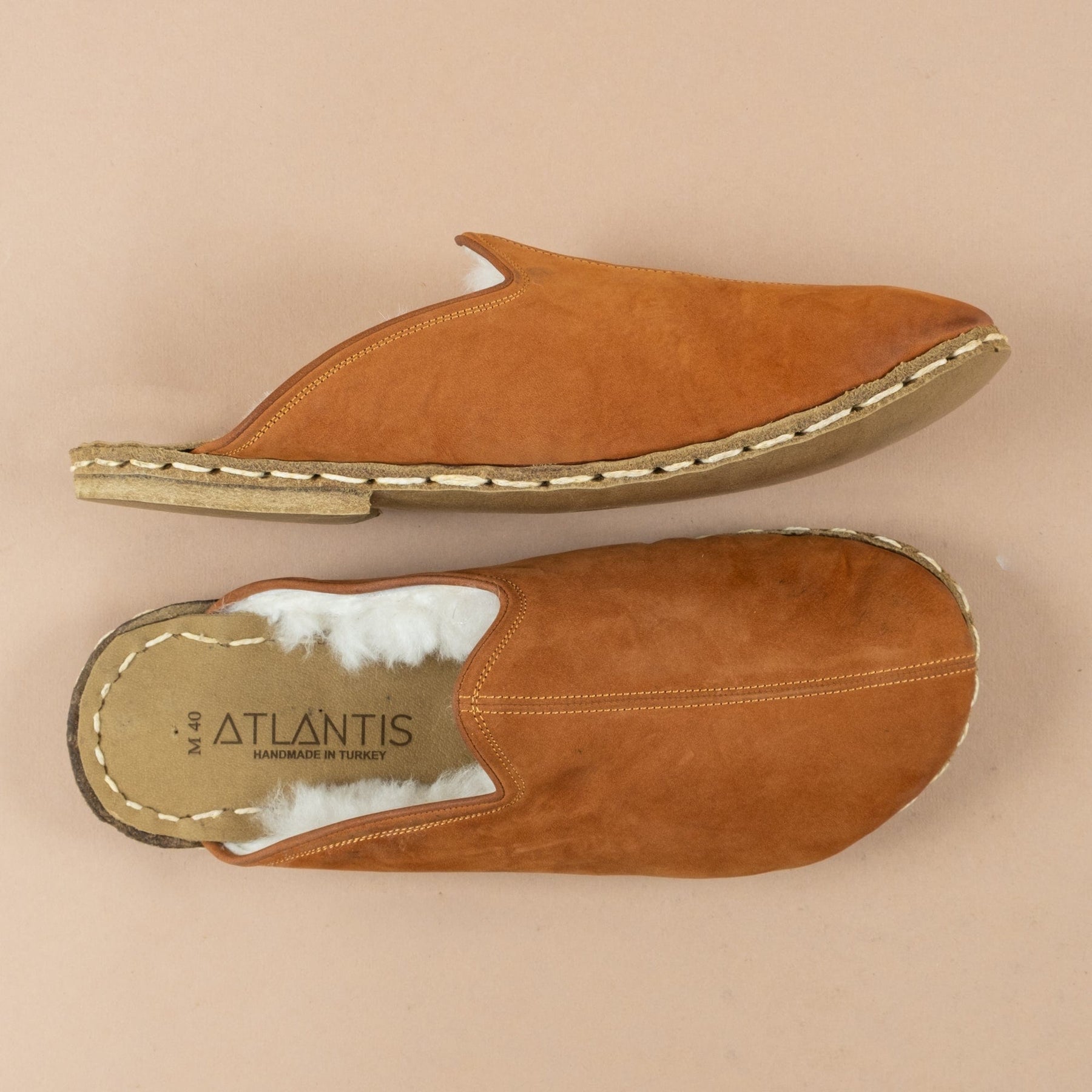 Men S Safari Barefoot Shearlings Turkish Wide Slippers For Men Atlantis Handmade Shoes