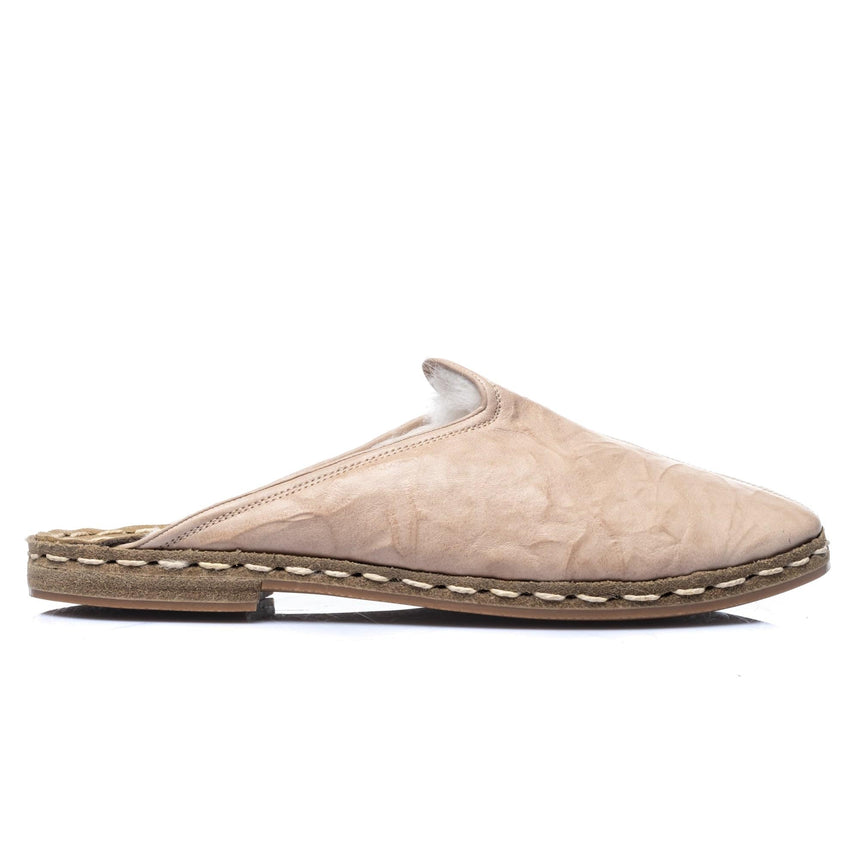 Women's Beige Shearlings