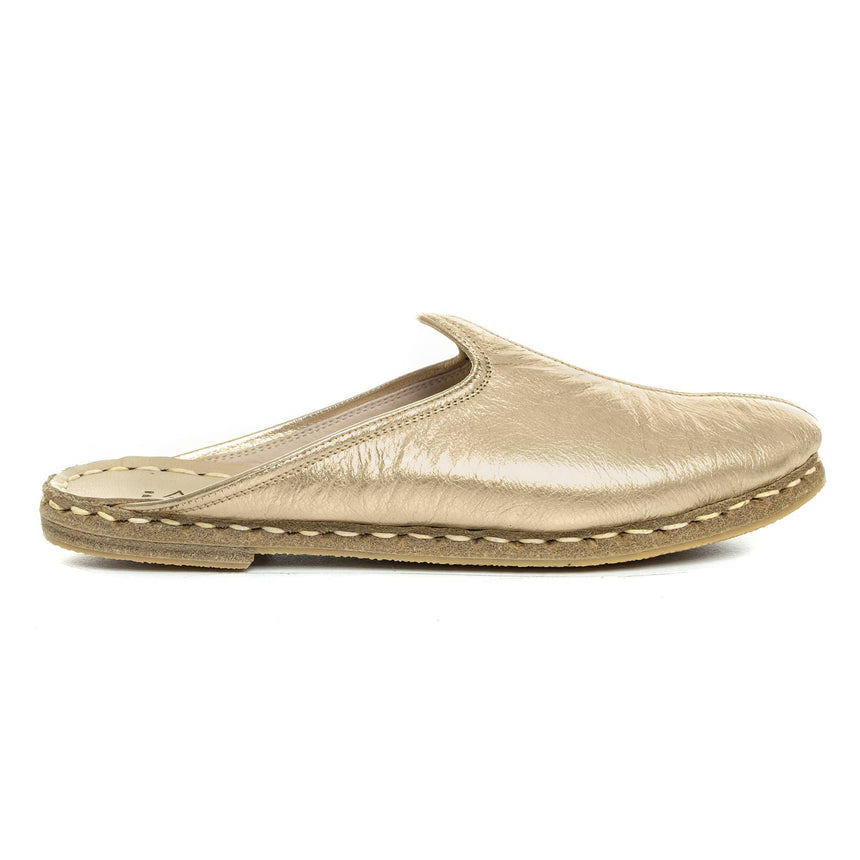 Men's Gold Slippers