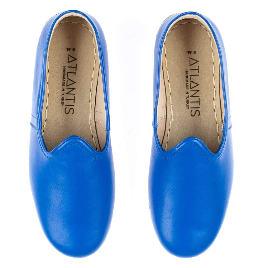 Women's Blue Slip On Shoes