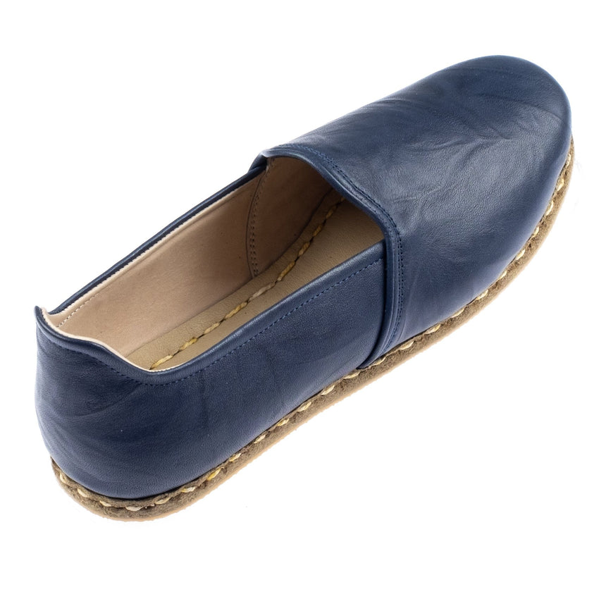 Marineblaue Slip-On-Schuhe für Herren